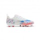 Puma Future 8 Play Fg Ag Bianco Rosso - Scarpe Da Calcio Bambino