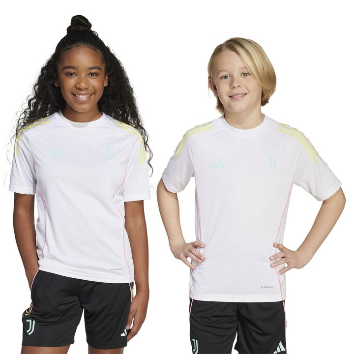 ADIDAS Maglia Maniche Corte Juve Tr Bianco Giallo Bambino