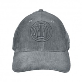 Imma Cappello Inter Velluto Ricamo Nero Nero Uomo