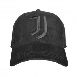 Imma Cappello Juve Velluto Ricamo 3D Nero Nero Uomo