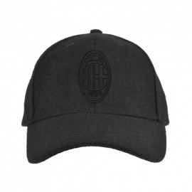 Imma Cappello Milan Feltro Ricamo 3D Nero Nero Uomo