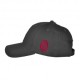 Imma Cappello Sr Ricamo Milan Nero Rosso Uomo