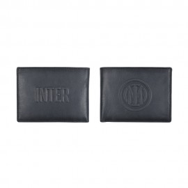 Imma Portafoglio Pelle Inter Nero Azzurro Uomo