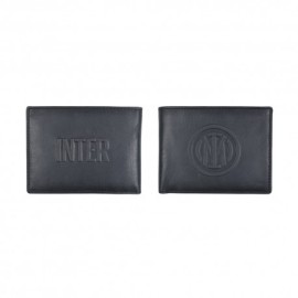 Imma Portafoglio Pelle Inter Nero Azzurro Uomo