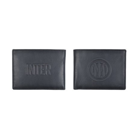 Imma Portafoglio Pelle Inter Nero Azzurro Uomo