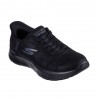 Skechers Go Walk Flex Mali Slip-Ins Lea Nero - Sneakers Donna