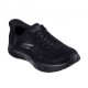 Skechers Go Walk Flex Mali Slip-Ins Lea Nero - Sneakers Donna