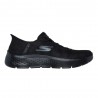 Skechers Go Walk Flex Mali Slip-Ins Lea Nero - Sneakers Donna