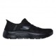 Skechers Go Walk Flex Mali Slip-Ins Lea Nero - Sneakers Donna