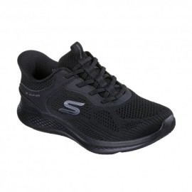 Skechers Smooth Current Slip-Ins Mesh Nero - Sneakers Donna