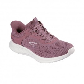 Skechers Smooth Current Slip-Ins Mesh Malva - Sneakers Donna