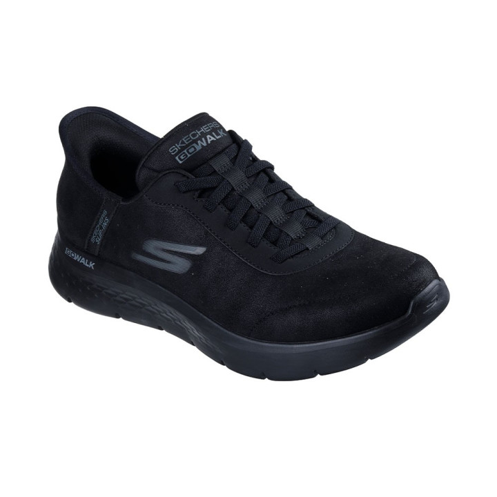 Skechers Go Walk Flex Smooth Motion Slip-Ins Nero - Sneakers Uomo