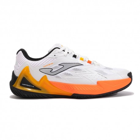 Joma Sport Padel Open Bianco Arancio Azzurro - Scarpe Padel Uomo