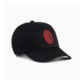 Puma Cappellino Ac Milan Ess Nero Rosso Bambino