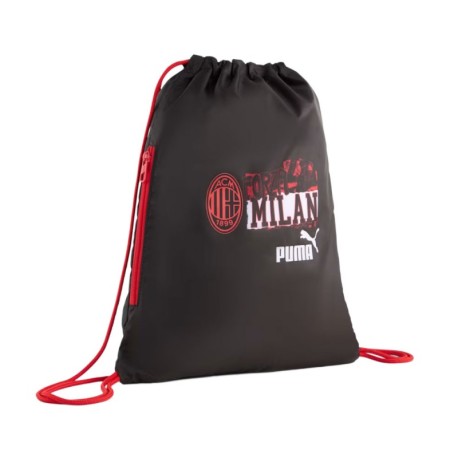 Puma Zaino A Sacca Acm Milan Nrgy Nero Rosso Uomo