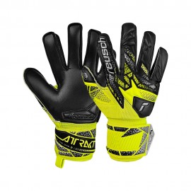 Reusch Guanti Calcio Attrakt Giallo Argento Nero Bambino