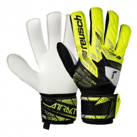 Reusch Guanti Calcio Attrakt Nero Giallo Uomo