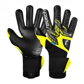 Reusch Guanti Calcio Attrakt Oro X Nc Gravity Giallo Argento Nero Uomo