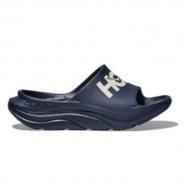 Hoka Ora Athletic Slide Varsity Navy Bianco - Ciabatte Uomo