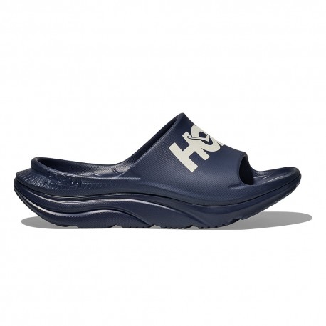 Hoka Ora Athletic Slide Varsity Navy Bianco - Ciabatte Uomo