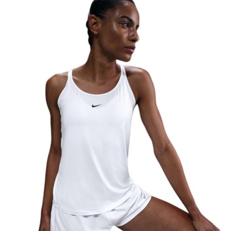 Nike One Classic Canotta Palestra Bianco Donna