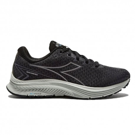 Diadora Vortice Hip 10 Nero Glacier Gray - Scarpe Running Uomo