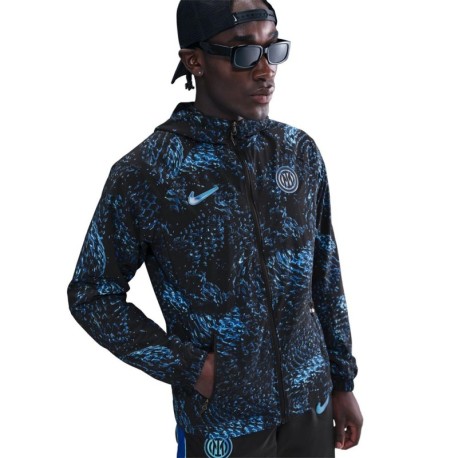 Nike Giubbotto Inter Express Blu Nero Uomo