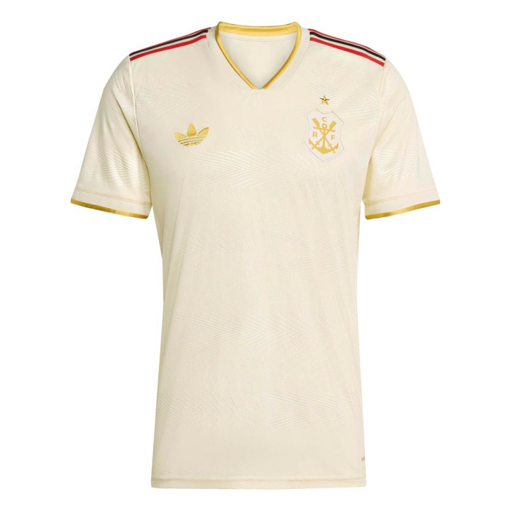 ADIDAS Maglia Maniche Corte Flamengo Third 25 26 Bianco Uomo