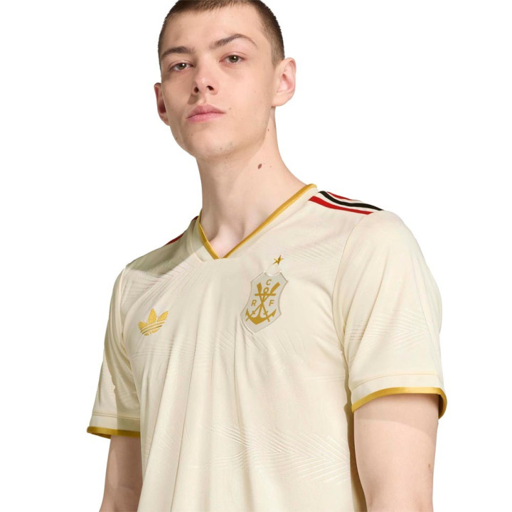 ADIDAS Maglia Maniche Corte Flamengo Third 25 26 Bianco Uomo