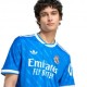 ADIDAS Originals Maglia Maniche Corte Real Madrid Third 25 26 Blu Bianco Uomo