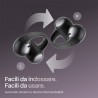 Shokz Opendots Cuffie a Conduzione Ossea Nero