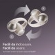 Shokz Opendots One Cuffie a Conduzione Ossea Grigio