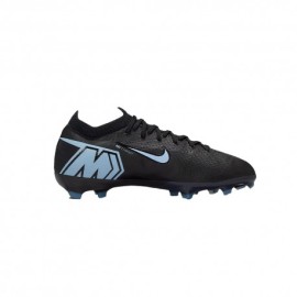 Nike Mercurial Vapor 16 Pro Fg Nero Blu Ghiaccio - Scarpe Da Calcio Bambino