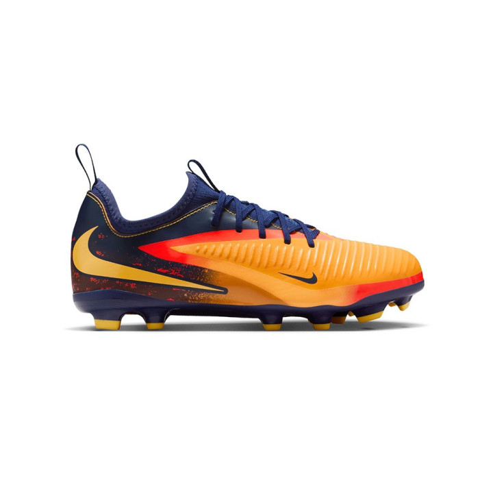 Nike Phantom 6 Low Academy Fg Mg Eh Arancio Giallo Blu - Scarpe Da Calcio Bambino