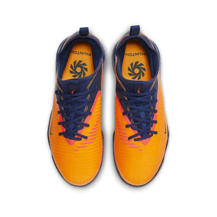 Nike Phantom 6 Low Academy Tf Eh Arancio Giallo Blu - Scarpe Da Calcio Bambino