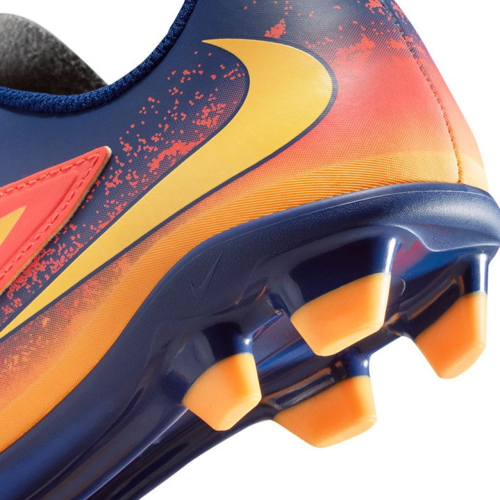 Nike Phantom 6 Low Club Fg Mg Eh Arancio Giallo Blu - Scarpe Da Calcio Bambino