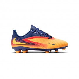 Nike Phantom 6 Low Club Fg Mg Eh Arancio Giallo Blu - Scarpe Da Calcio Bambino