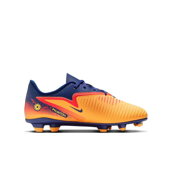 Nike Phantom 6 Low Club Fg Mg Eh Arancio Giallo Blu - Scarpe Da Calcio Bambino