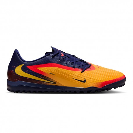 Nike Phantom 6 Low Academy Tf Eh Arancio Giallo Fluo Blu - Scarpe Da Calcio Uomo