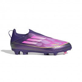 ADIDAS F50 League Fg Mg Yamal Viola Oro Bianco - Scarpe Da Calcio Bambino
