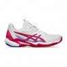 Asics Solution Speed 3 Ff Clay Bianco Bright Rose - Scarpe Da Tennis Donna