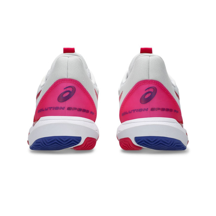 Asics Solution Speed 3 Ff Clay Bianco Bright Rose - Scarpe Da Tennis Donna