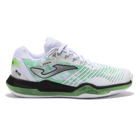 Joma Sport Tennis Point Clay Bianco Verde - Scarpe Da Tennis Uomo