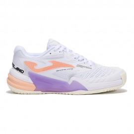 Joma Sport Tennis Roland Bianco Rosa - Scarpe Da Tennis Donna