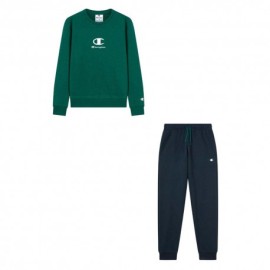 Champion Tuta Sportiva Unisex Junior Verde Bambino