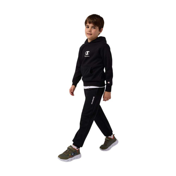 Champion Felpa Palestra Unisex Junior Nero Bambino