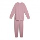 Puma Tuta Sportiva Girocollo Rosa Bambina