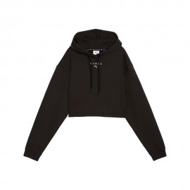 Crop Con Cappucciohyrox nero