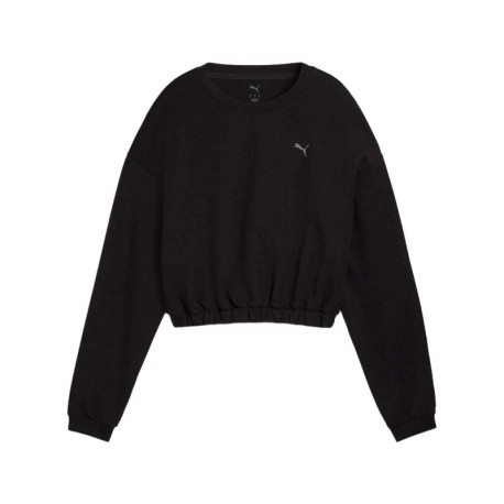 Puma Felpa Palestra Girocollo Cloudspun Nero Donna