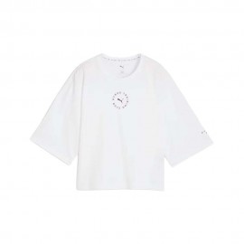 Puma Maglietta Palestra Crop Hyrox Bianco Donna
